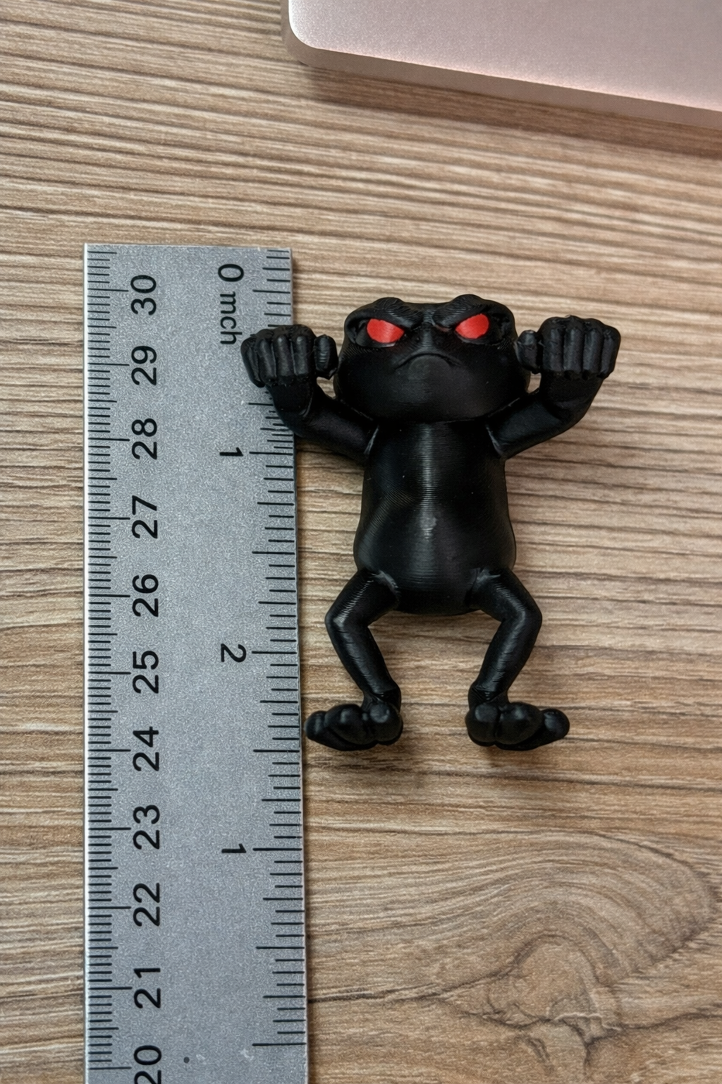 Evil Monitor Buddy Desk Decor Evil Monitor Buddy – 3D Printed Monster Screen Companion – Creepy Desk Decor – Gaming Monitor Accessory – Office Desk Buddy