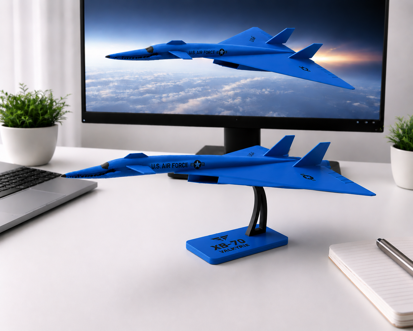 XB-70 Valkyrie 3D Printed Aircraft Model