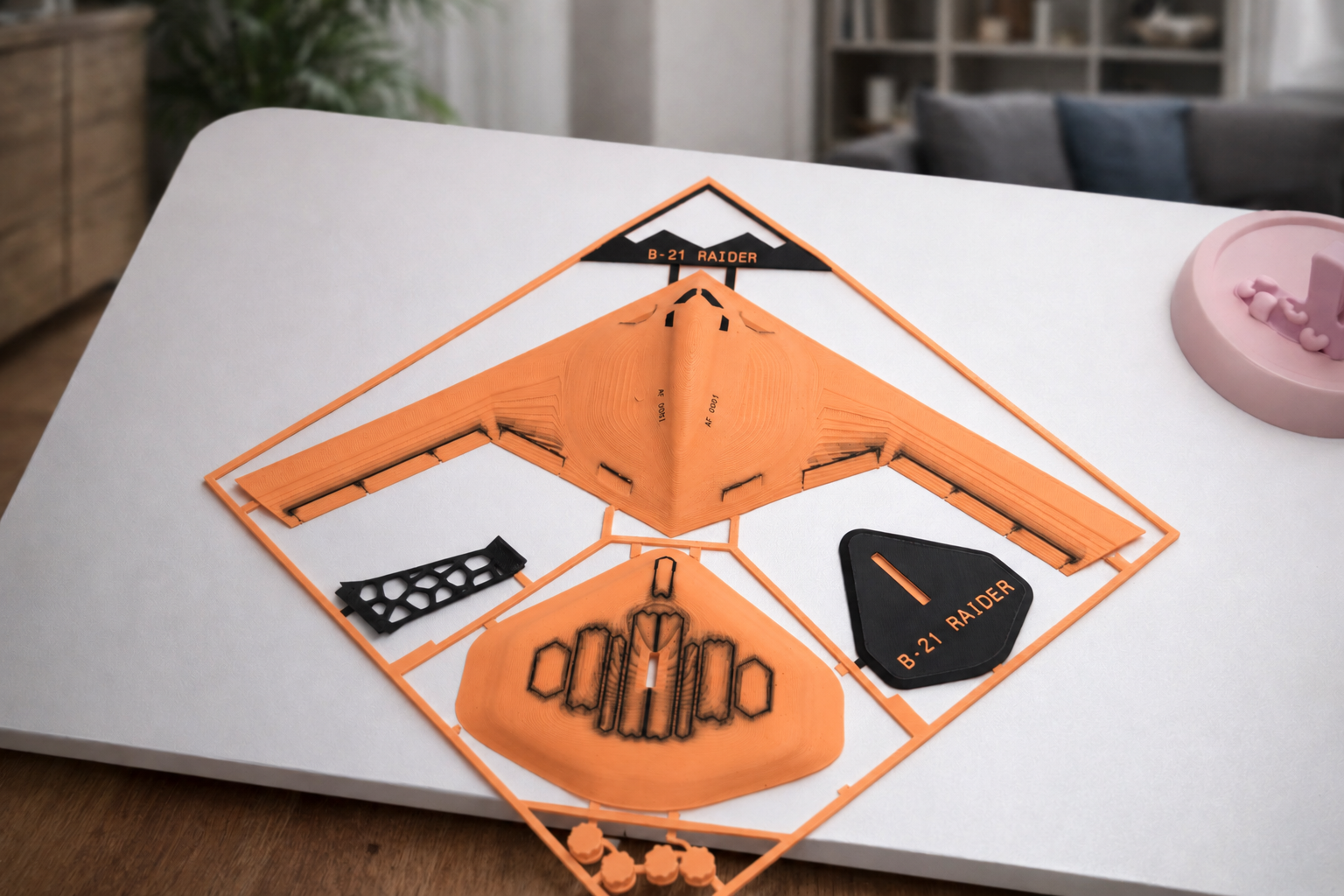 B-21 Raider 3D Printed Aircraft Model Kit – Stealth Bomber Edition