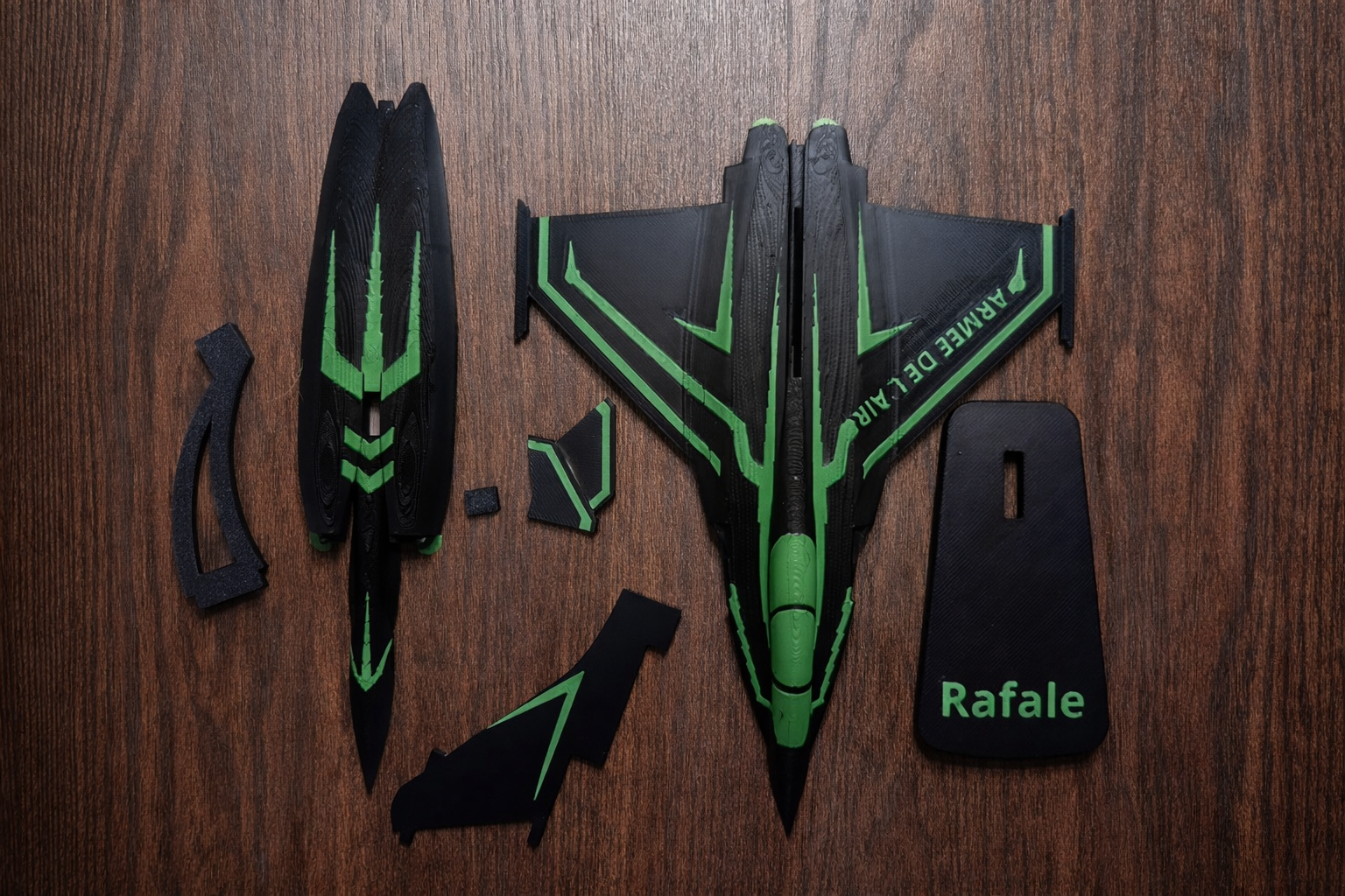 Rafale Fighter Jet 3D Printed Aircraft Model | Aviation Desk Decor