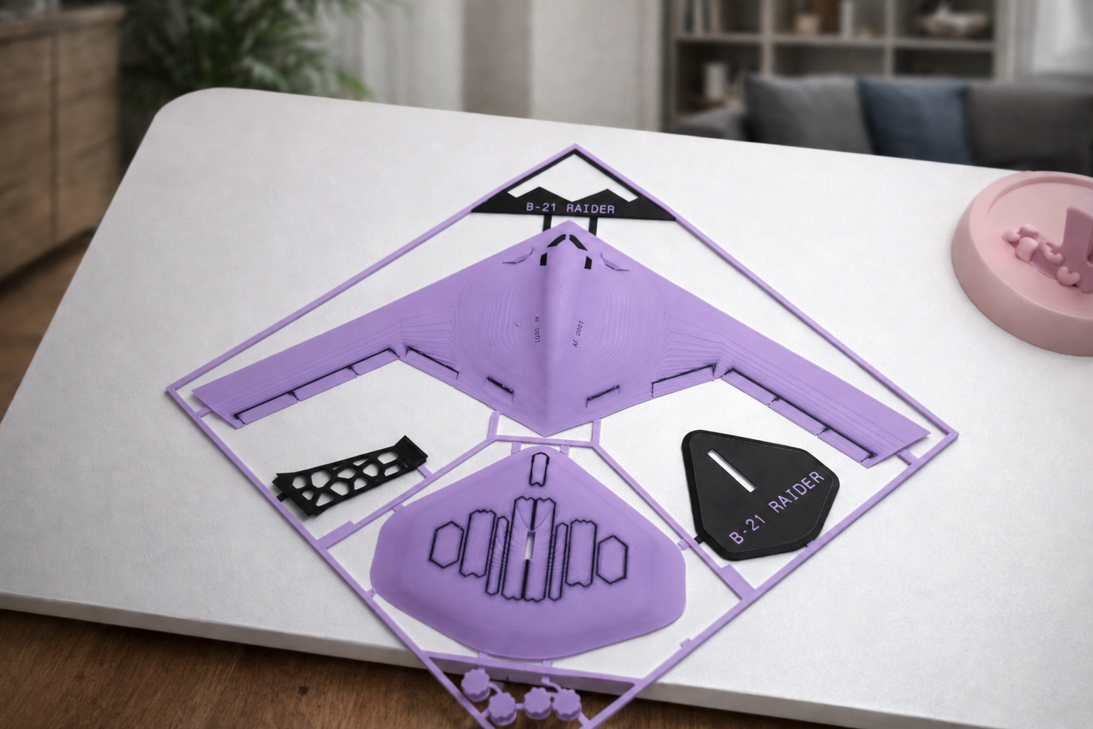 B-21 Raider 3D Printed Aircraft Model Kit – Stealth Bomber Edition