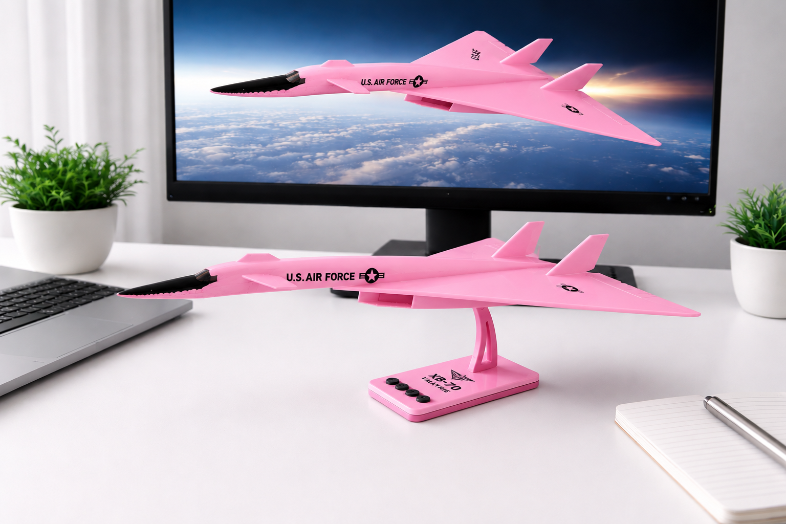XB-70 Valkyrie 3D Printed Aircraft Model