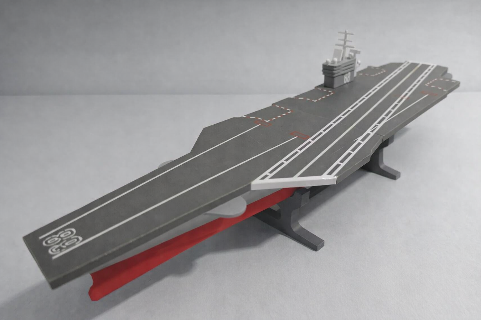 USS Nimitz CVN-68 Aircraft Carrier 3D Printed Build Kit – Navy Warship Model to Assemble