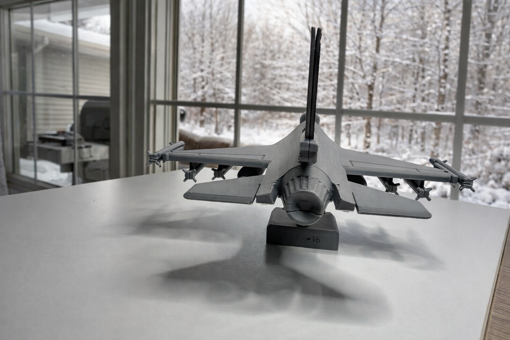 F-16 Falcon 3D Printed Model Kit F-16 Falcon 3D Printed Model Kit – Fighter Jet DIY Build – Military Aircraft Display – Aviation Desk Decor