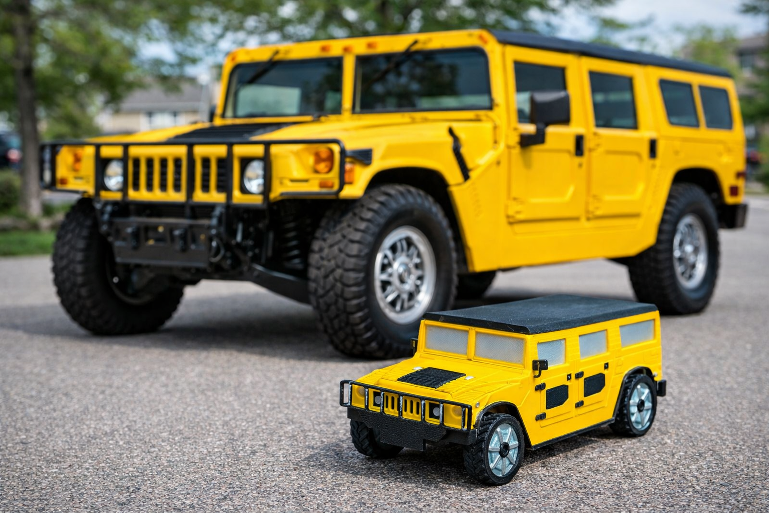 Hummer H1 3D Printed Model Kit Card – Military Vehicle Build Kit