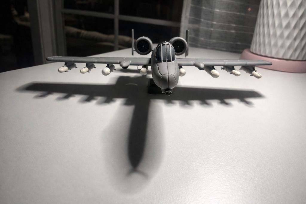 A-10 Thunderbolt II 3D Printed Model Kit A-10 Thunderbolt II 3D Printed Model Kit – Warthog Fighter Jet DIY Build – Military Aircraft Desk Decor – Aviation Display Model