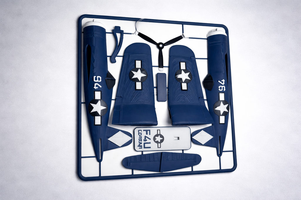 F4U Corsair 3D Printed Aircraft Model Kit – WWII Fighter Plane Edition