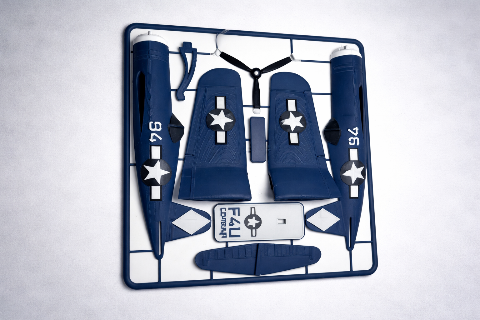 F4U Corsair 3D Printed Aircraft Model Kit – WWII Fighter Plane Edition
