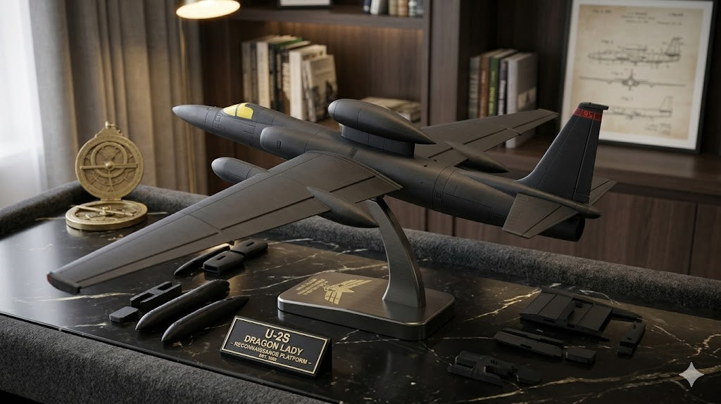 U-2 Spy Plane 3D Printed Aircraft Model