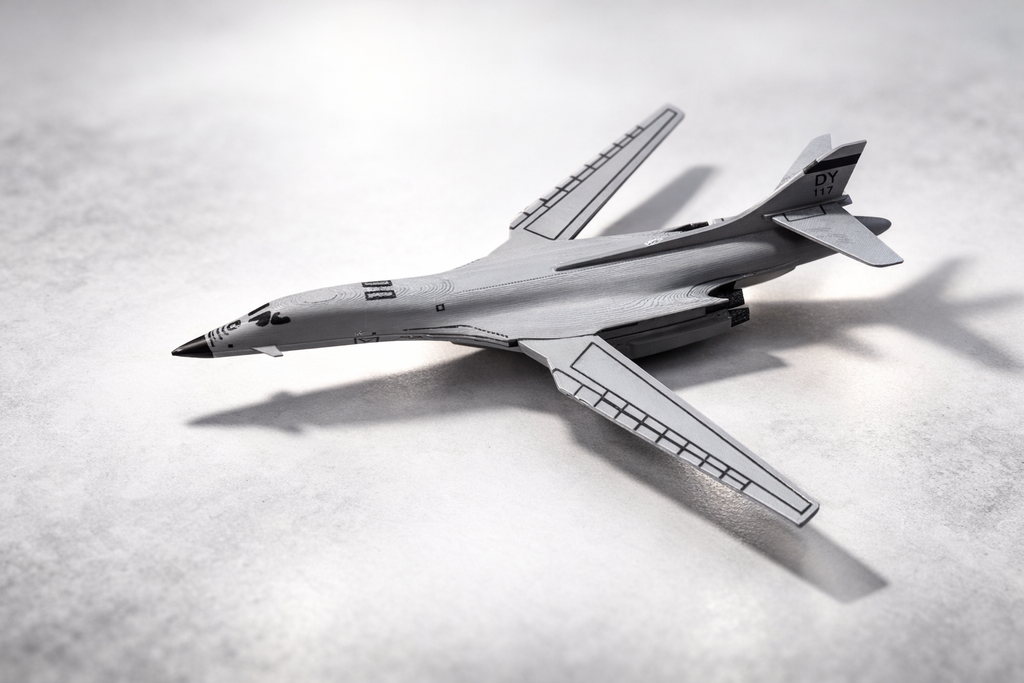 Military Bomber Aircraft Bundle 3D Printed Model Kit Set – Strategic Bomber Collection