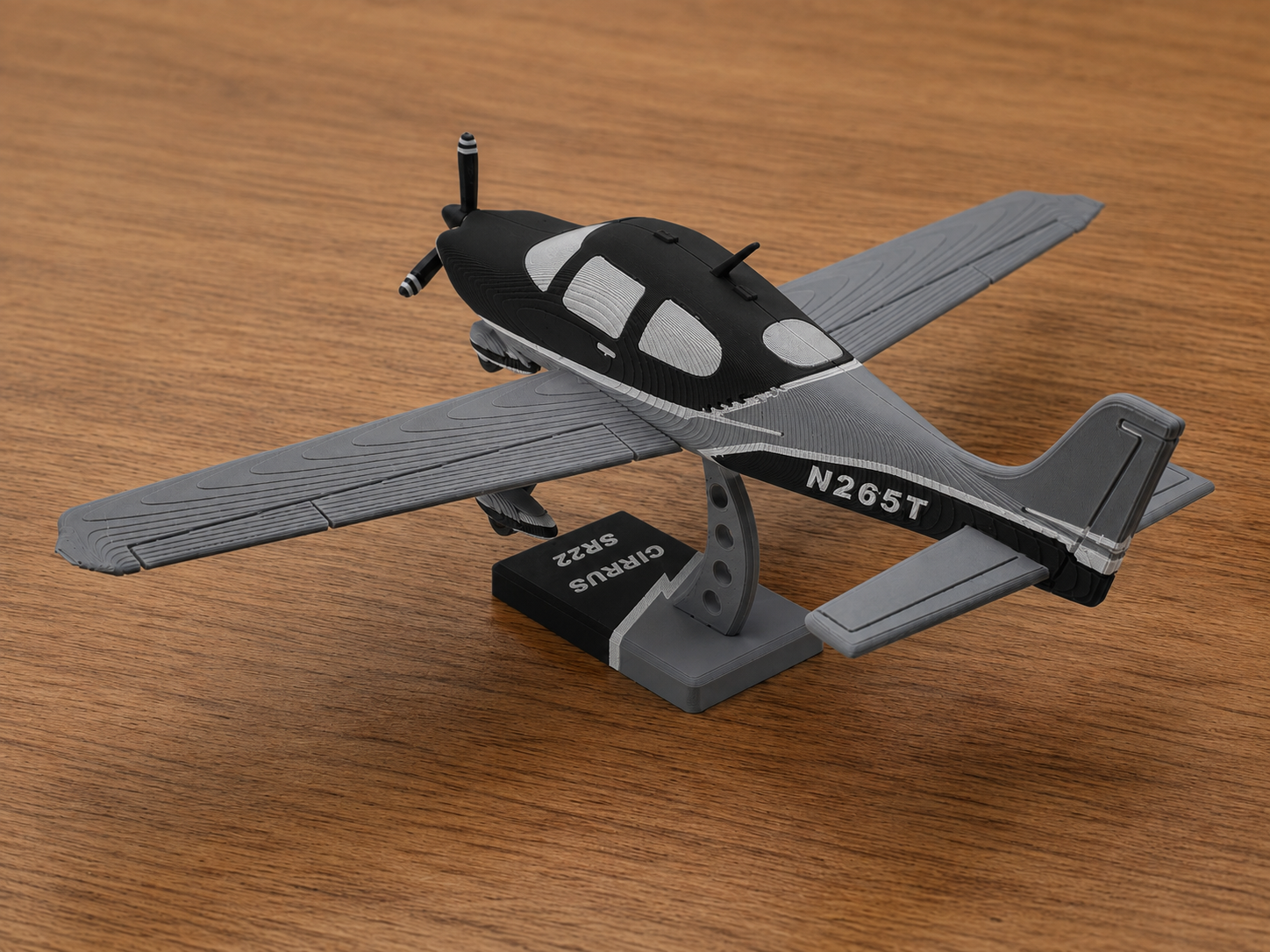3D Printed Cirrus SR22 Model Kit DIY Aircraft Build Display