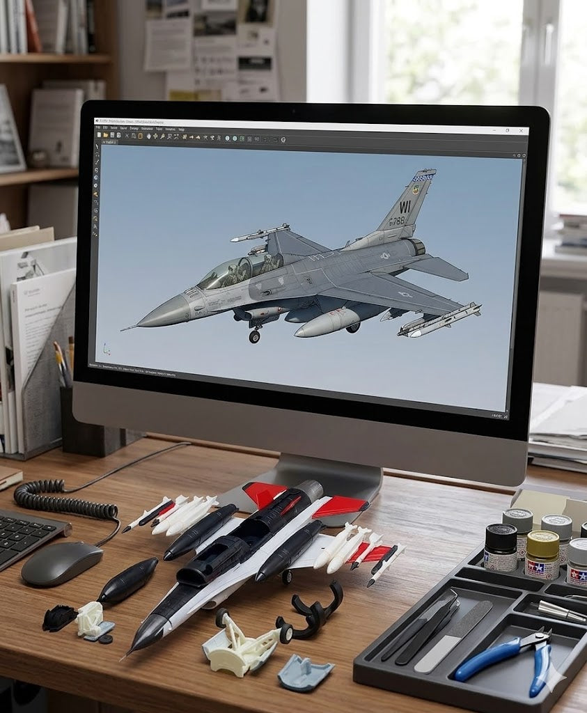 F-16D X-62A Die-Cast Aircraft Model – 1/72 Scale Military Fighter Je