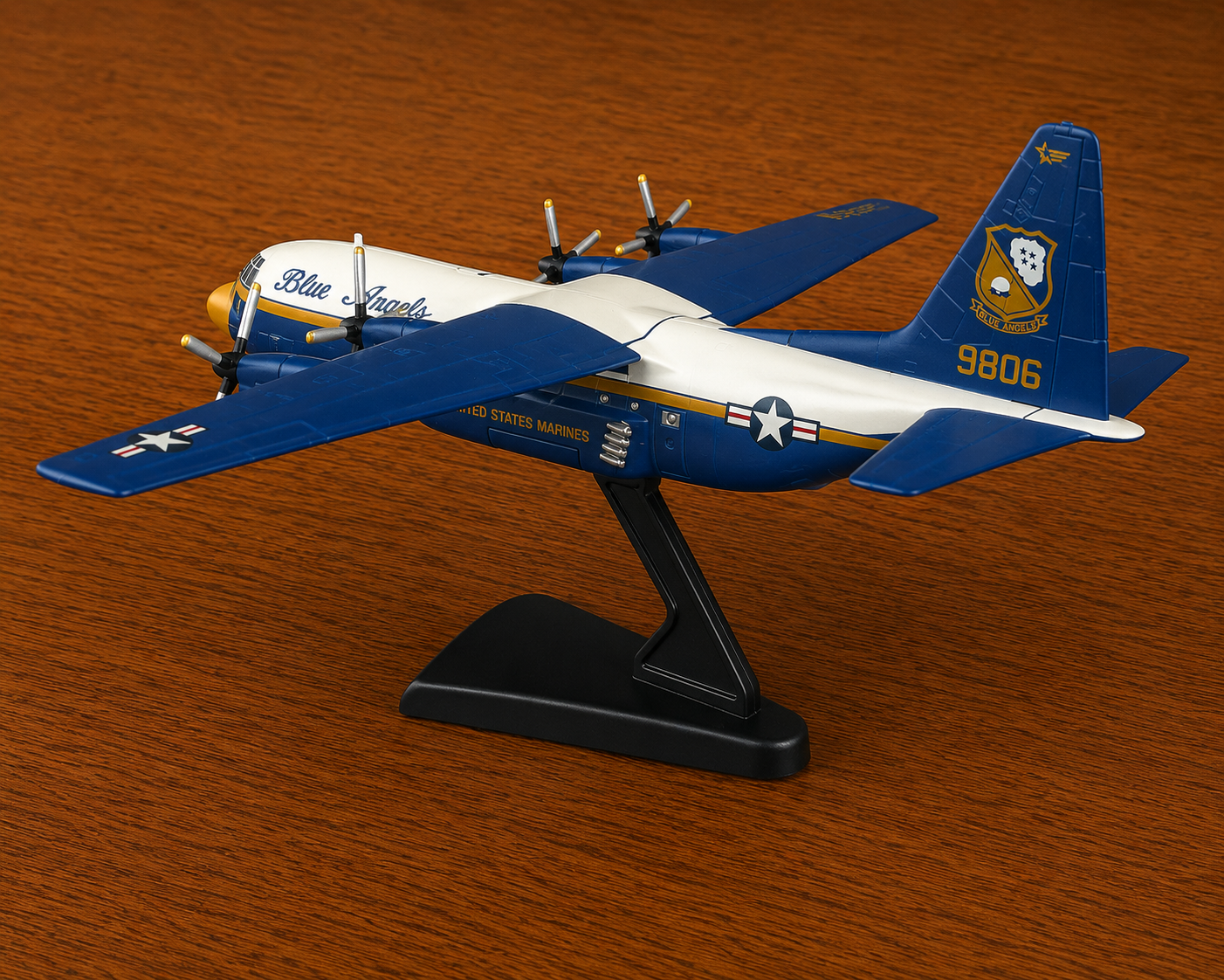 Fat Albert” C-130 Die-Cast Aircraft Model – 1:200 Scale Display Plane