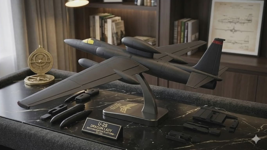 U-2 Spy Plane 3D Printed Aircraft Model