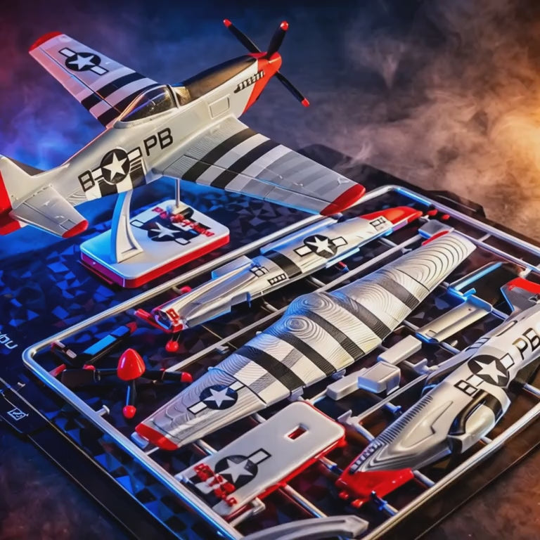 P-51D Mustang 3D Printed Aircraft Model Kit