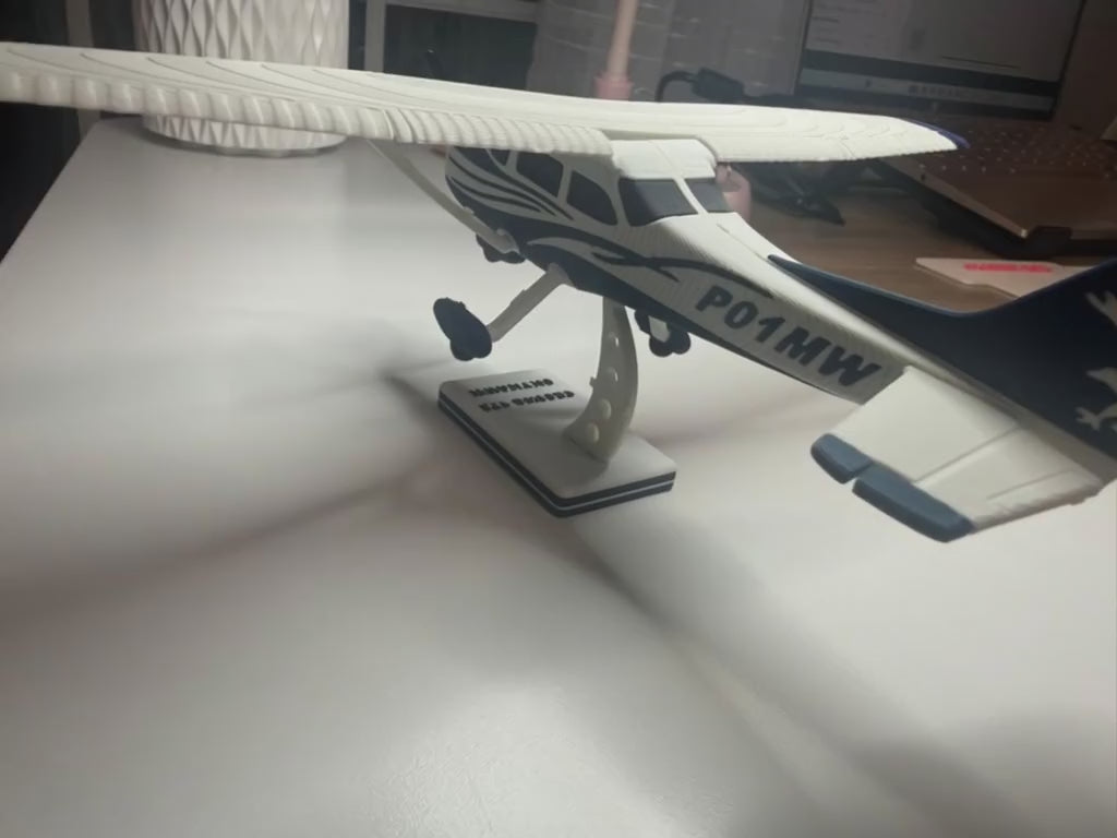 Cessna 172 Skyhawk 3D Printed Aircraft Model