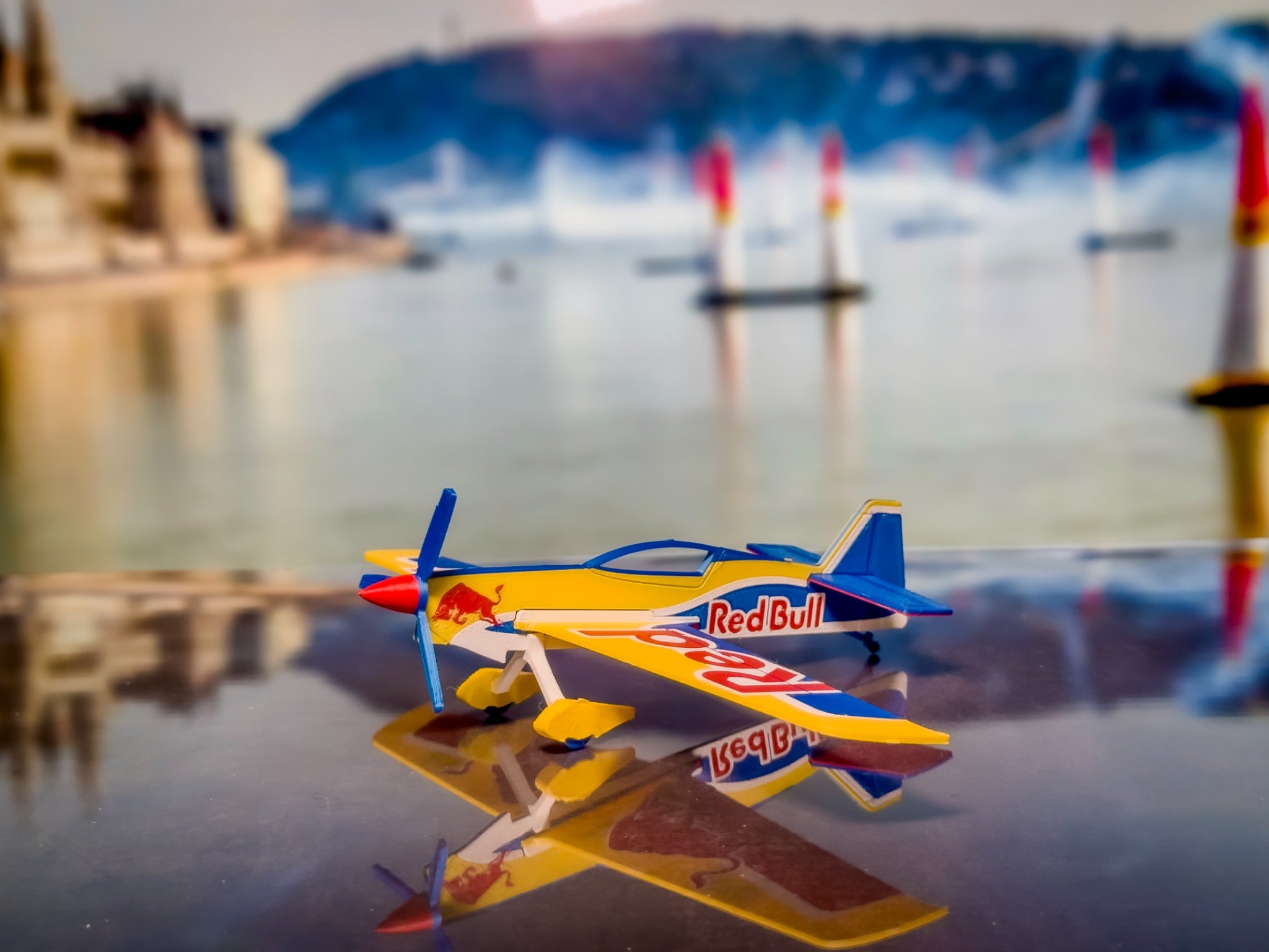 Red Bull MXS-R 3D Printed Air Race Plane Model Kit