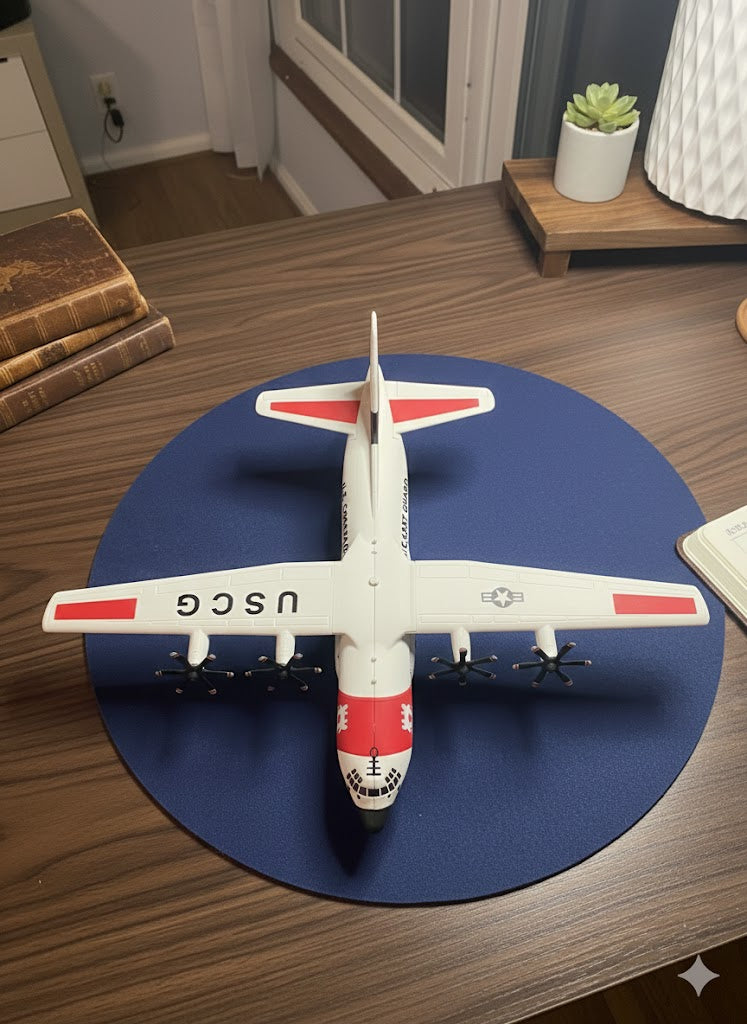 HC-130 Hercules 3D Printed Aircraft Model Kit – U.S. Coast Guard Rescue Plane