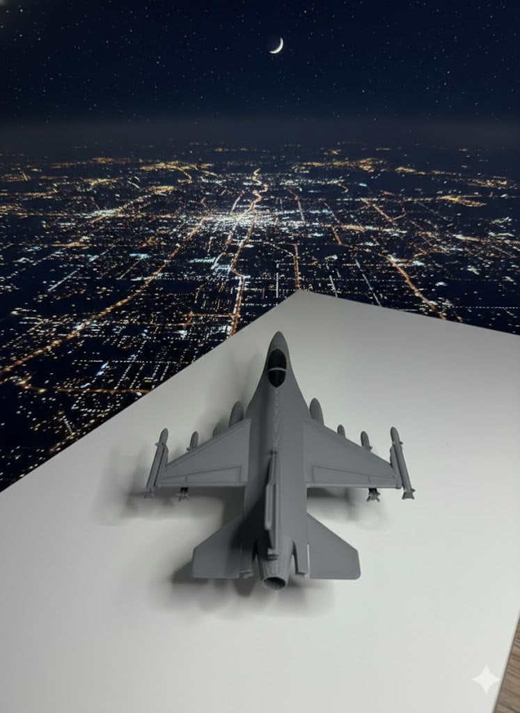 F-16 Falcon 3D Printed Model Kit F-16 Falcon 3D Printed Model Kit – Fighter Jet DIY Build – Military Aircraft Display – Aviation Desk Decor