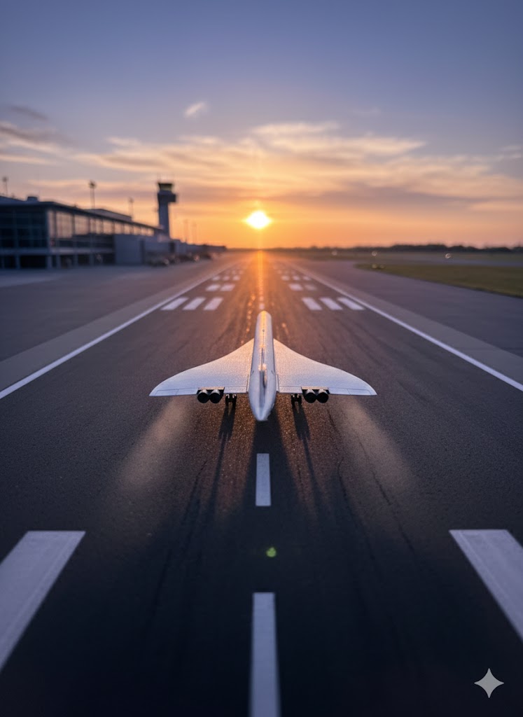 Concorde Supersonic Jet 3D Printed Aircraft Model Kit – Air France Edition