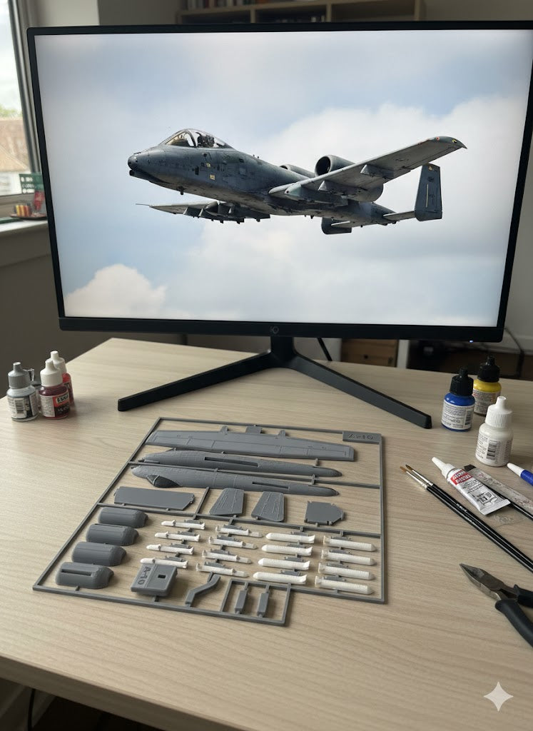 A-10 Thunderbolt II 3D Printed Model Kit A-10 Thunderbolt II 3D Printed Model Kit – Warthog Fighter Jet DIY Build – Military Aircraft Desk Decor – Aviation Display Model